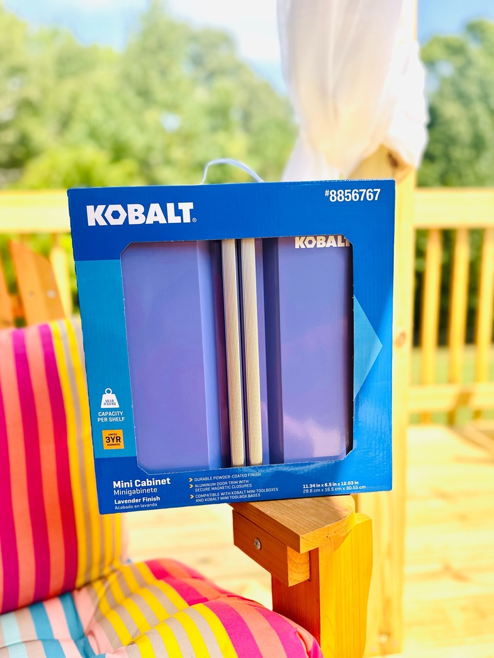 Kobalt Mini Cabinet Purple NWT - Hard to Find!